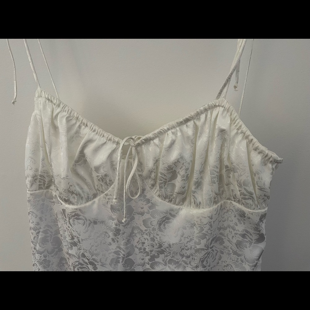 RESA Bianca Mini Dress - White Rose